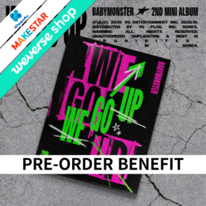 (PREORDER) BABYMONSTER - 2nd MINI ALBUM [WE GO UP] (UP Ver.) *WEVERSE BENEFIT*